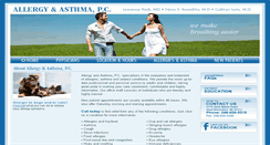 Desktop Screenshot of allergyasthmapc.com
